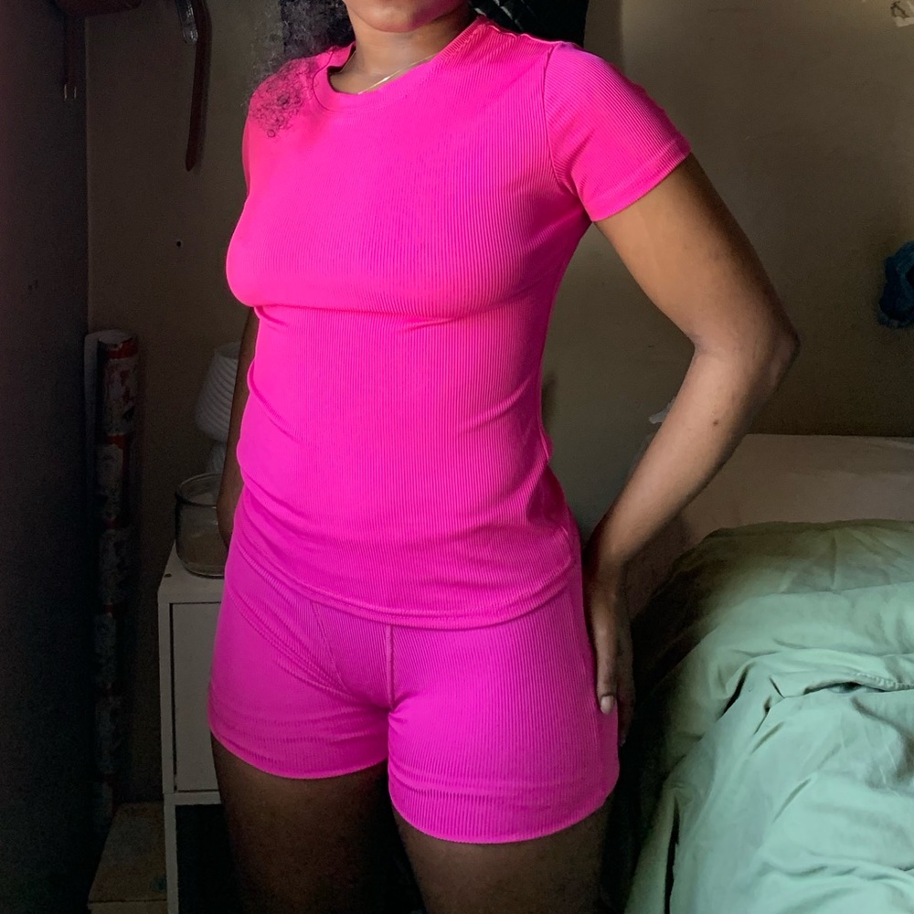 Ribbed Shorts Set